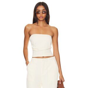 SNDYS Roma Top in Ivory Small New Womens Strapless Tube Tank Bandeau